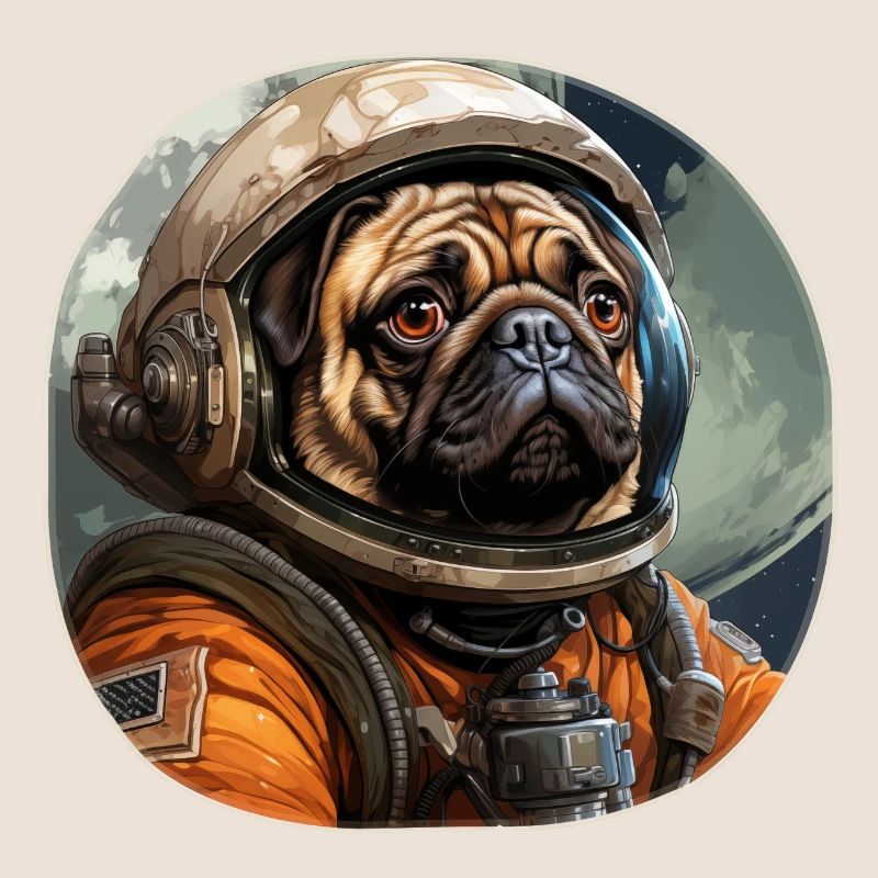 Pug Austronaut
