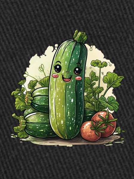 Zucchini comic style