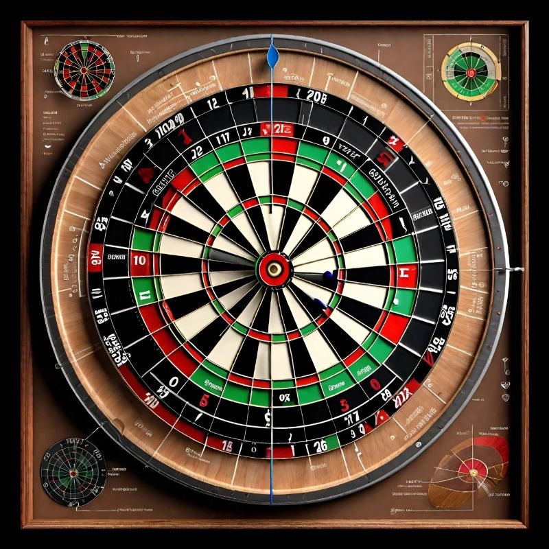 Anatomie d'un jeu de fléchettes