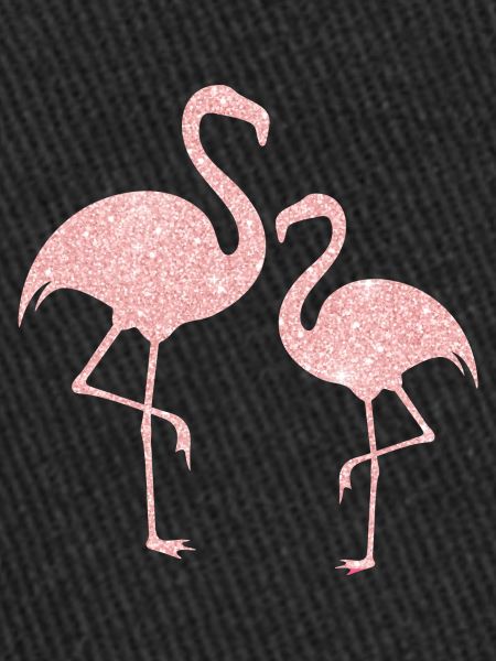 Flamingo rose glitter