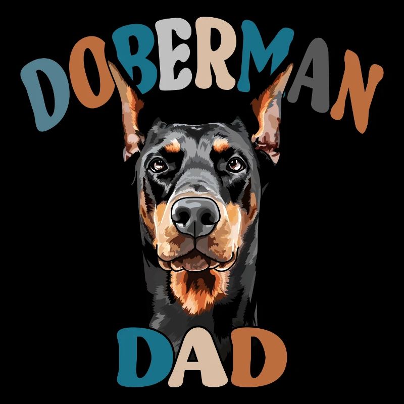 Doberman Dad Hunde Hund Dobie Wilsigns