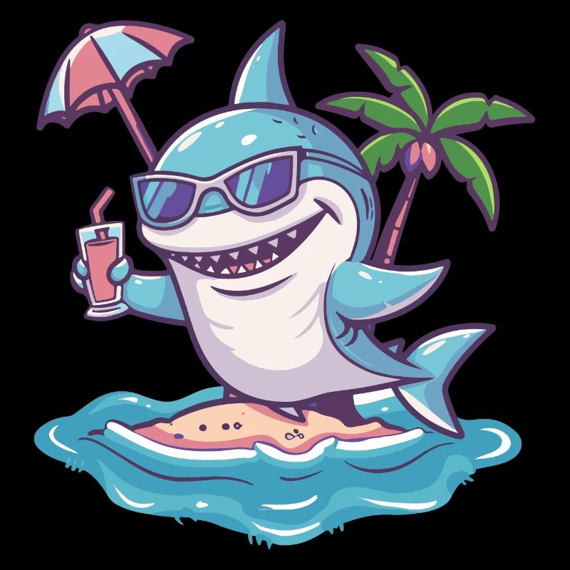 Vacances d’été à la plage Shark