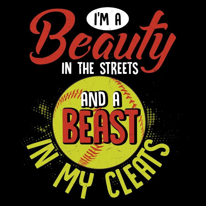 Je suis une beauté dans les rues Softball Baseball