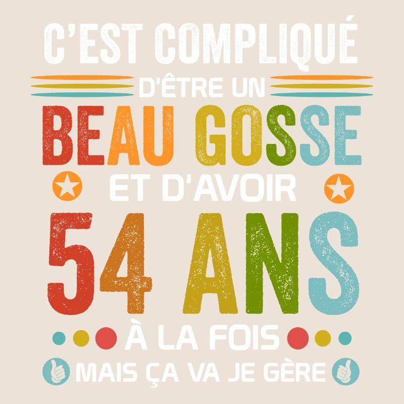 54 ans Cadeau Anniversaire 54 ans Drôle