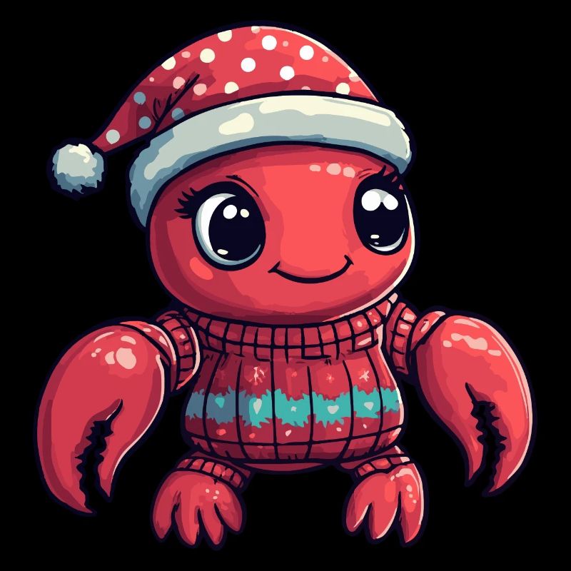 Crabe homard Noël