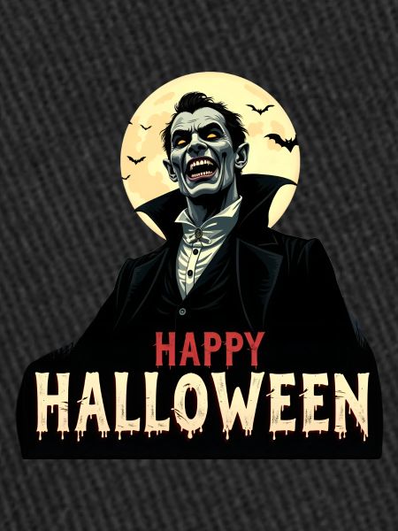 Draculas Halloween-Gruß