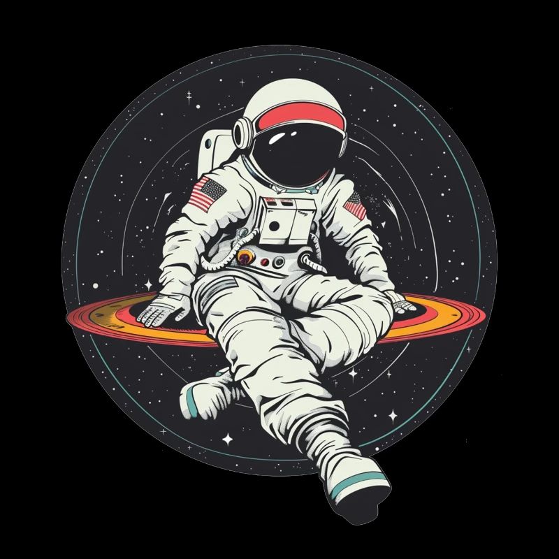 astronaute disque vinyle musique vinyle