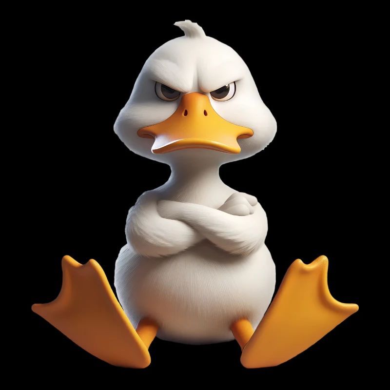 Ente grimmig 1