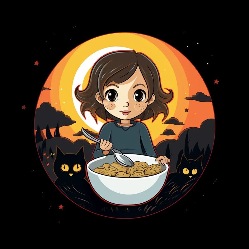 Cereal Killer Funny Muesli Motif