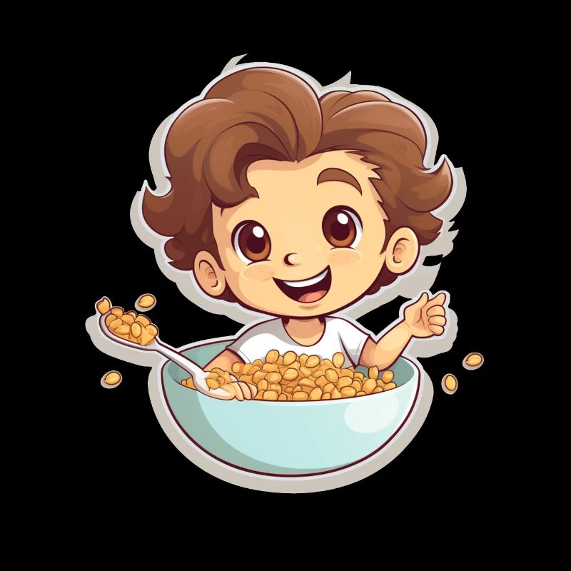 Cereal Killer Funny Muesli Motif