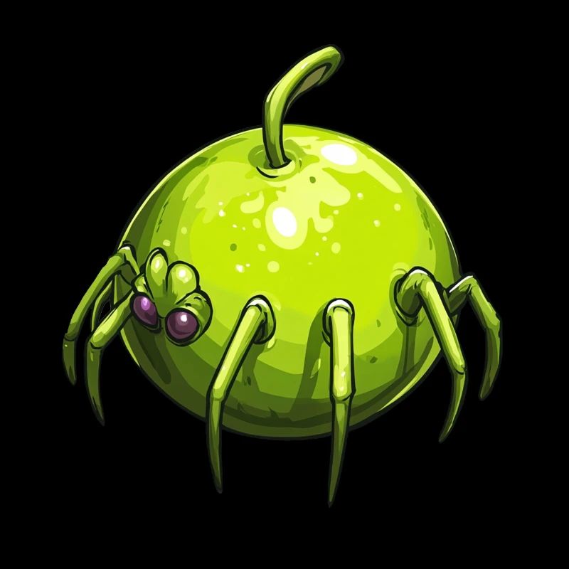 Apfelspinne Apfel Spinne