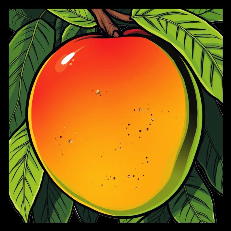 Mangue sur un arbre