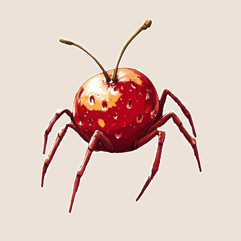 Kirschspinne Kirsche Spinne