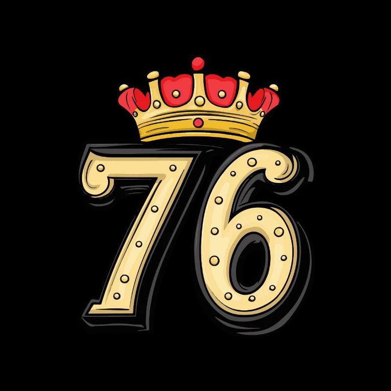76 Zahl Krone