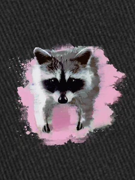 raccoon,bear,graffiti,painting,pink,fruit