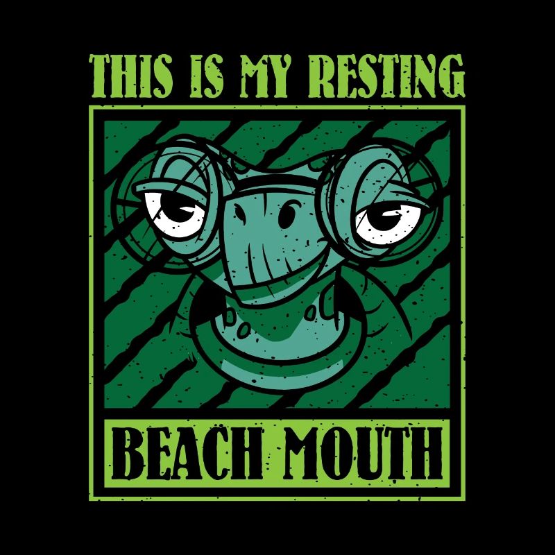 This is my resting beach mouth