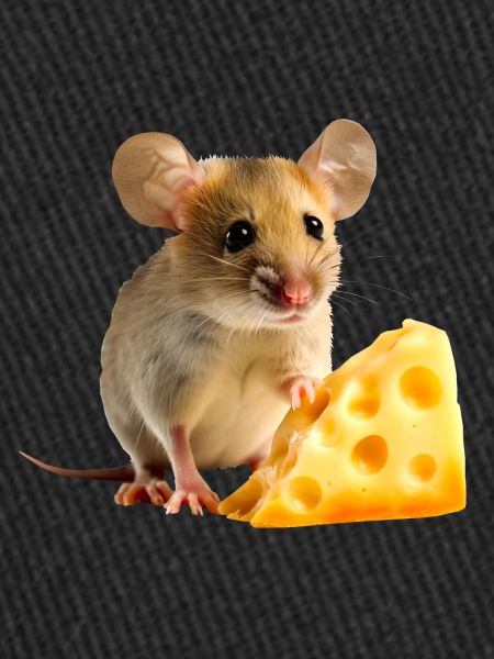 Mouse with cheese