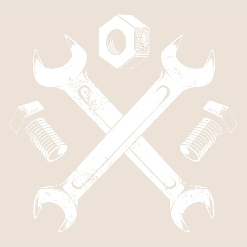 Insigne d’outil mécanicien