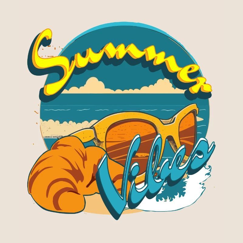 Summer vibes Retro style