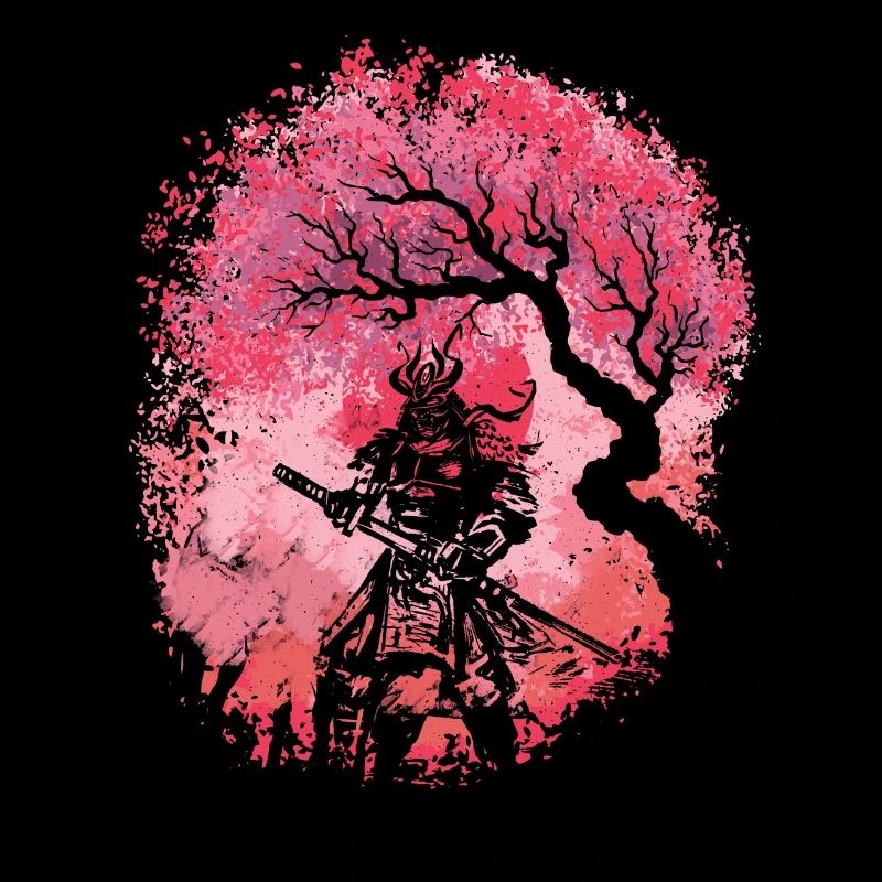 Samurai im roten Wald