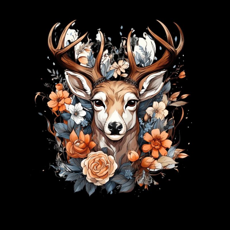 Replacement dirndl deer antlers deer