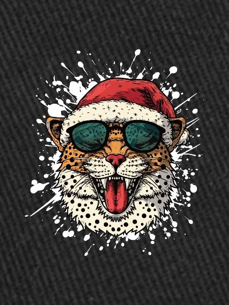 Leopard Christmas Funny
