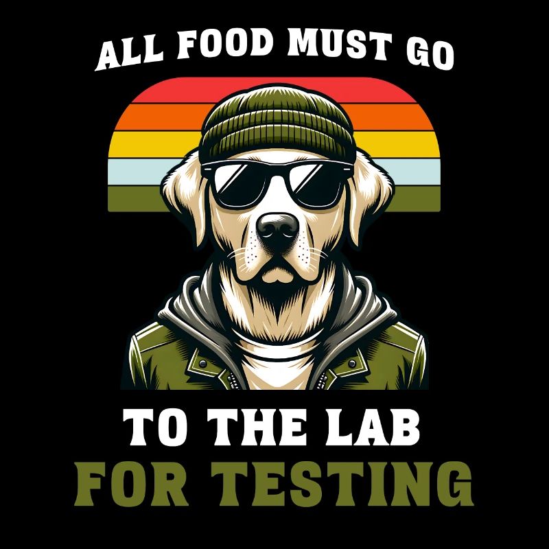 All Food Must Go To The Lab For Testing Labrador
