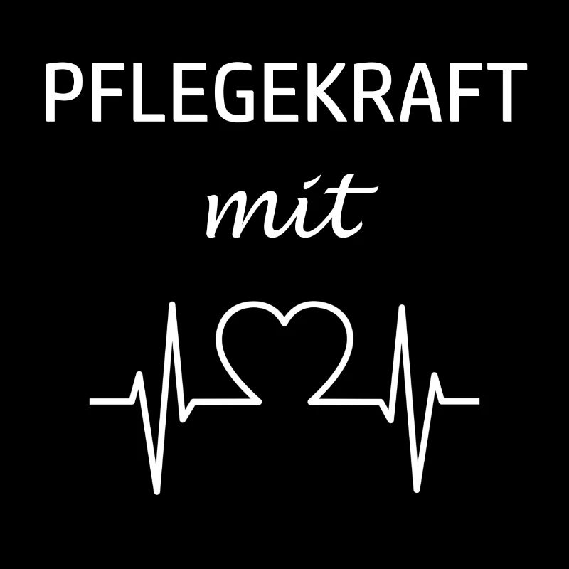 Pflegekraft mit Herz Pfleger Pflegerin Altenpflege