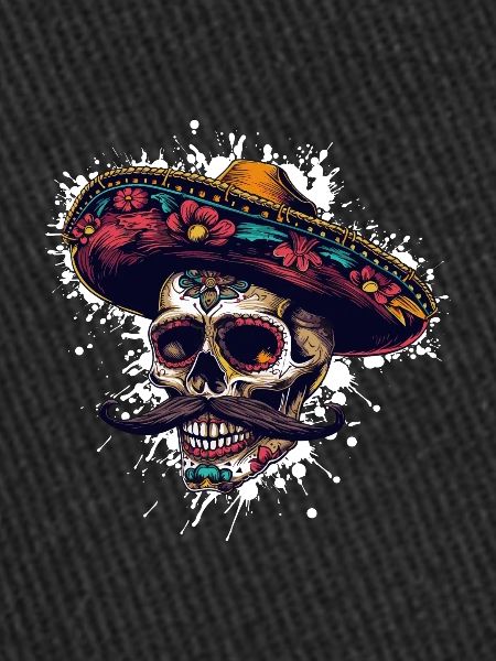 Crâne Mexicain Sombrero