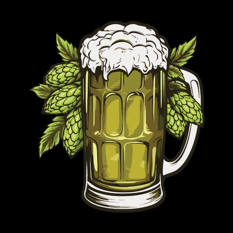 Verre à bière Houblon Bière