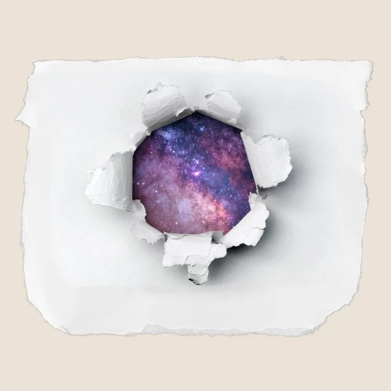 Papier déchiré - Univers