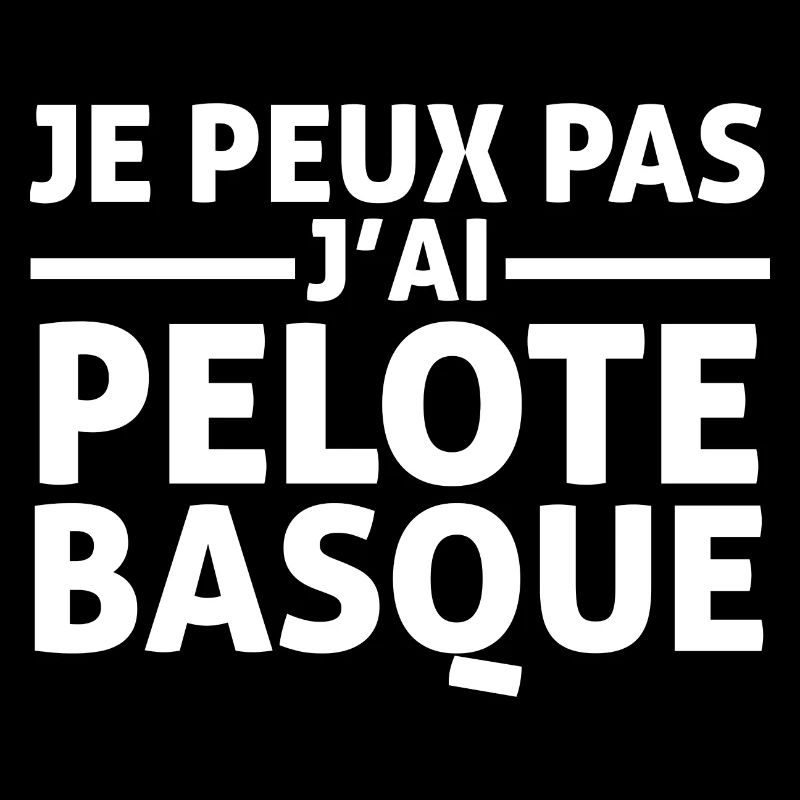 je peux pas j'ai Pelote basque