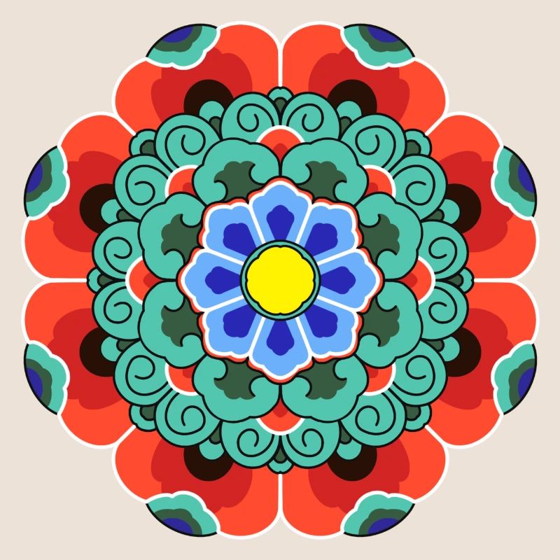 Dancheong 단청 - single