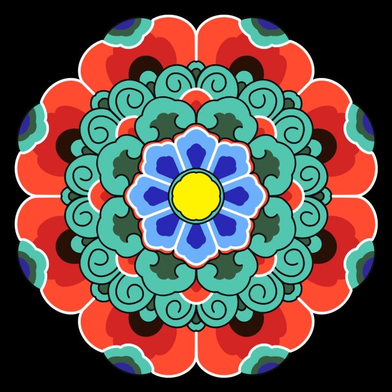 Dancheong 단청 - single