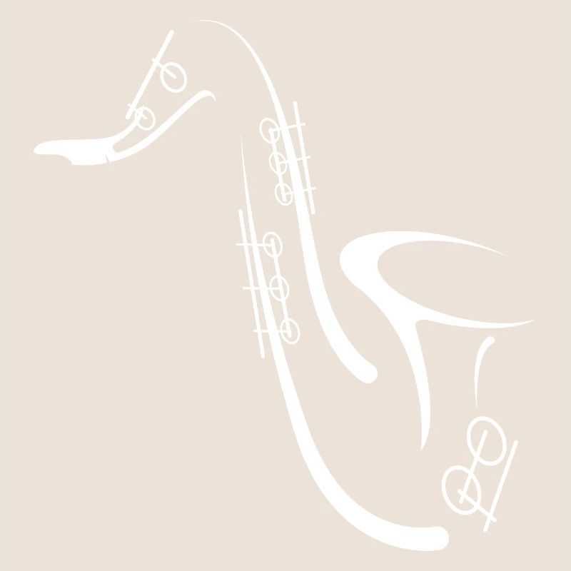 Dessin de saxophone