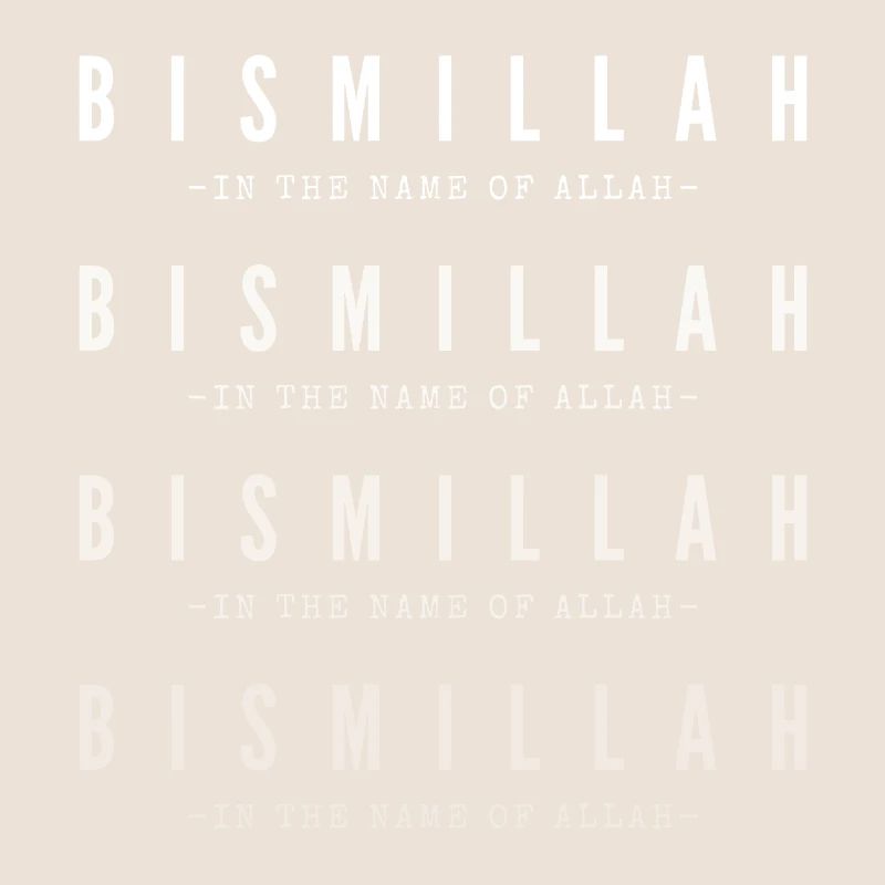 Bismillah 00 blanc