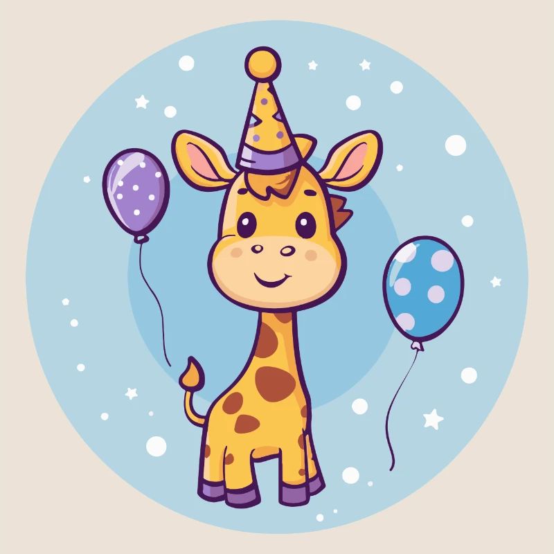 Girafe Anniversaire Bébé