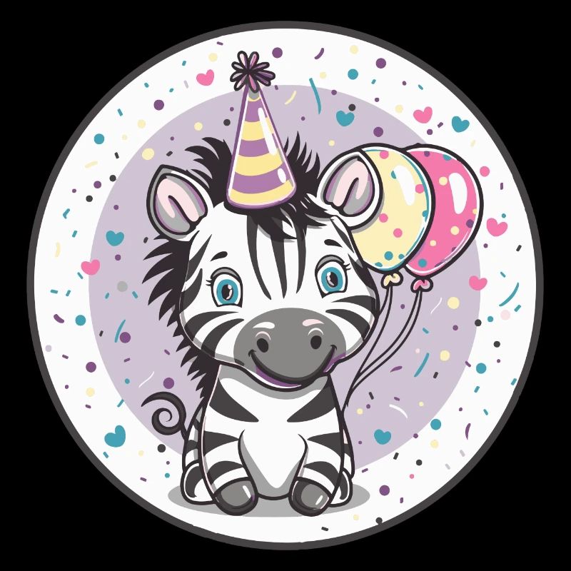 Zèbre Anniversaire Bébé