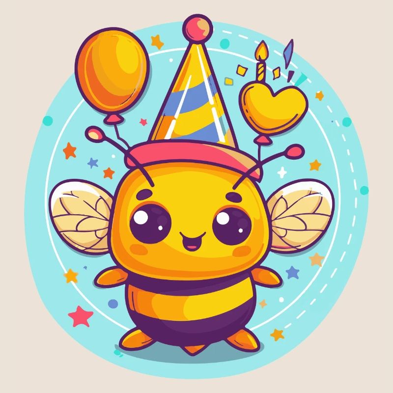 Abeille Anniversaire Bébé
