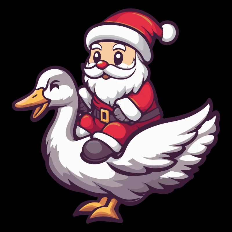 Gans Weihnachtsmann