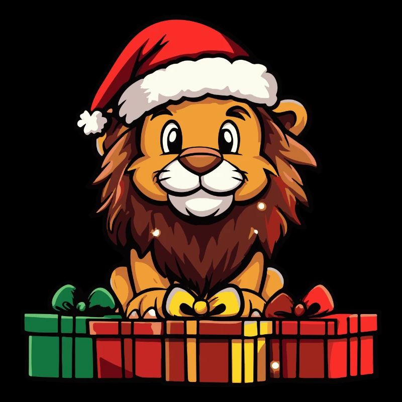 Cadeaux de Noël Lion