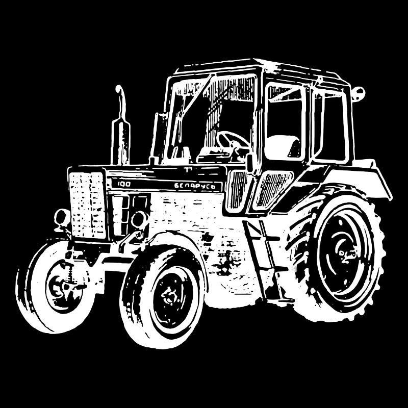 Belarus Traktor Landwirt Geschenk Stall