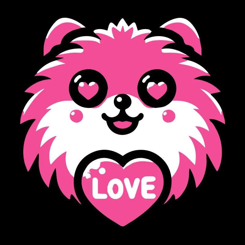 Pomeranian In Love