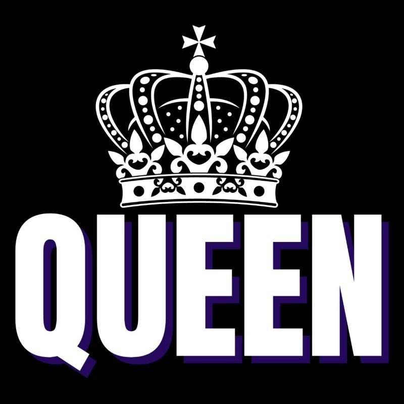 Queen Partnershirt Queen King Krone
