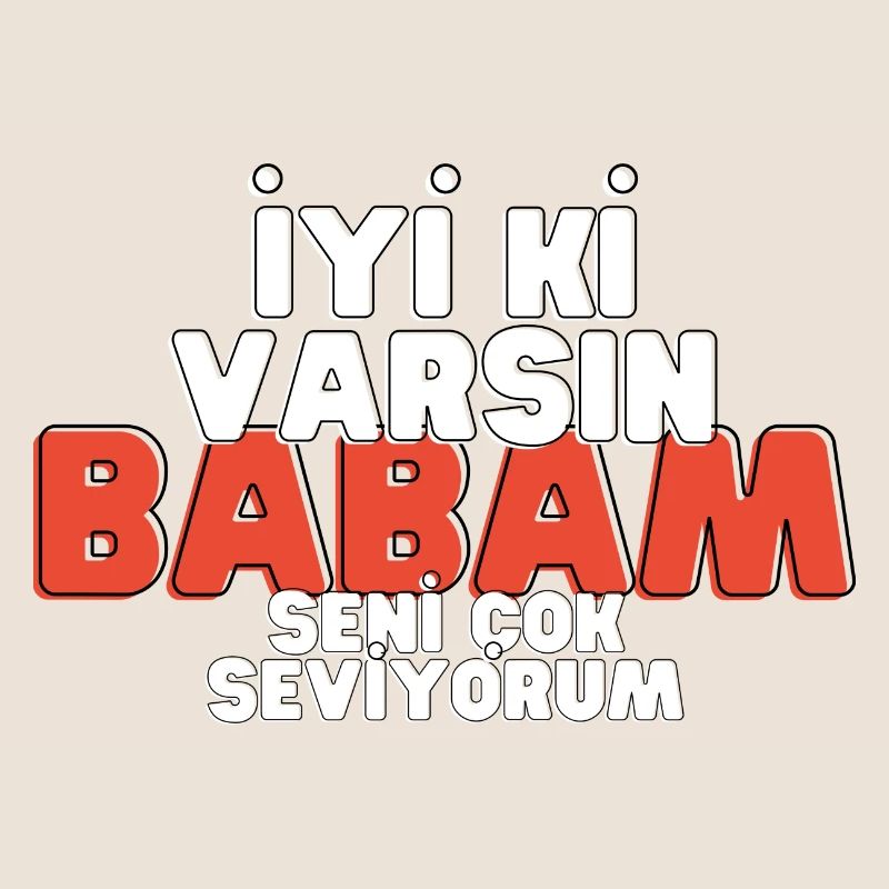 Baba Hediyelik Babalar Günü Hediyesi Geschenkidee