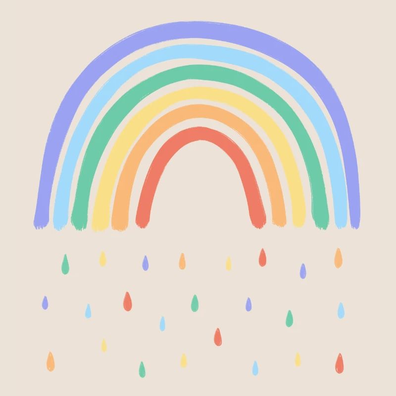 Regenbogen Regen