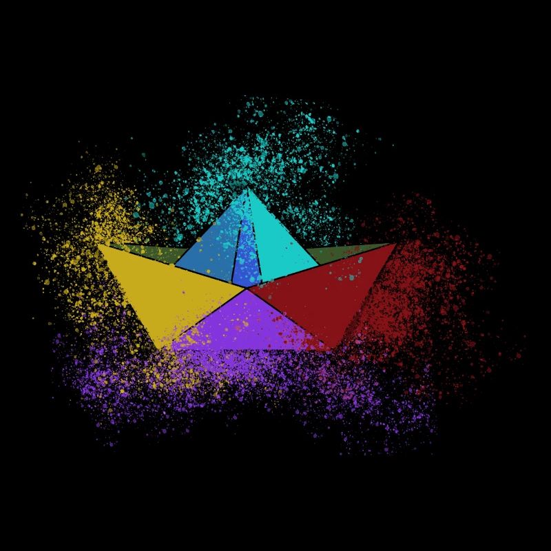 boot,papierschiff,bunt,schiff,graffiti