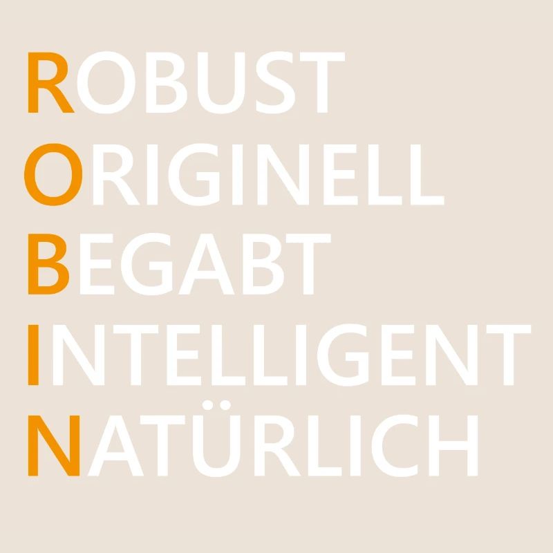 Robin Name Geschenk