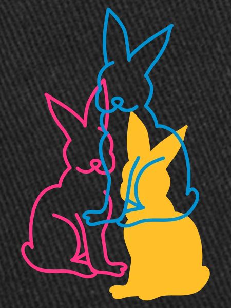 three rabbits
