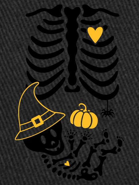Maternity Skeleton Witch Hat